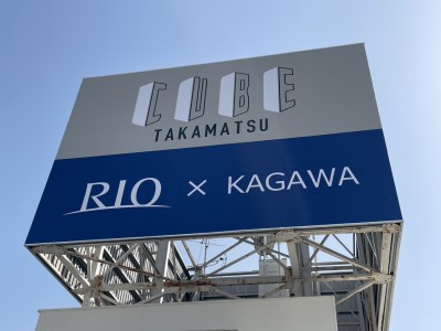 2025年3月26日　香川県高松市遠征　塔屋看板ｲﾝｸｼﾞｪｯﾄｼｰﾄ貼り施工